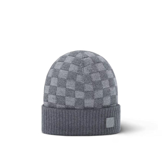LV" Beanie Grau