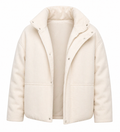Oversize Steppjacket with hood