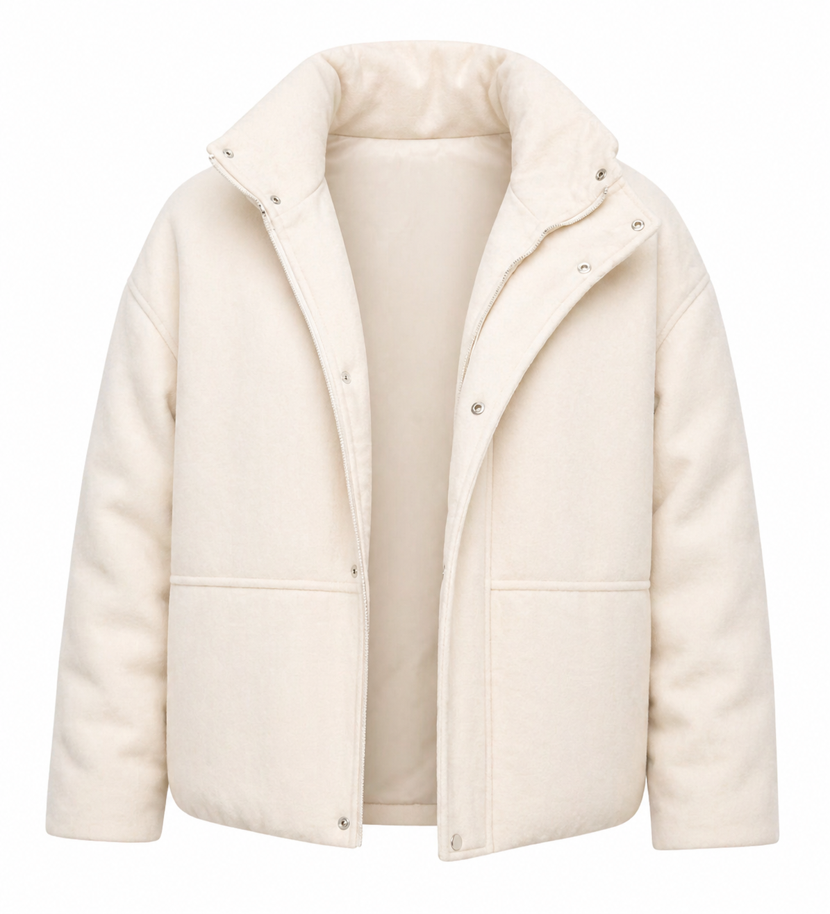 Oversize Steppjacket with hood