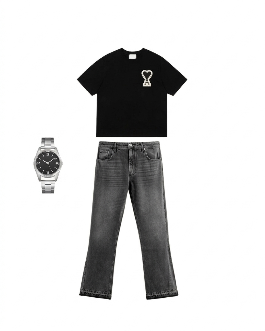 Spring Black Outfit
