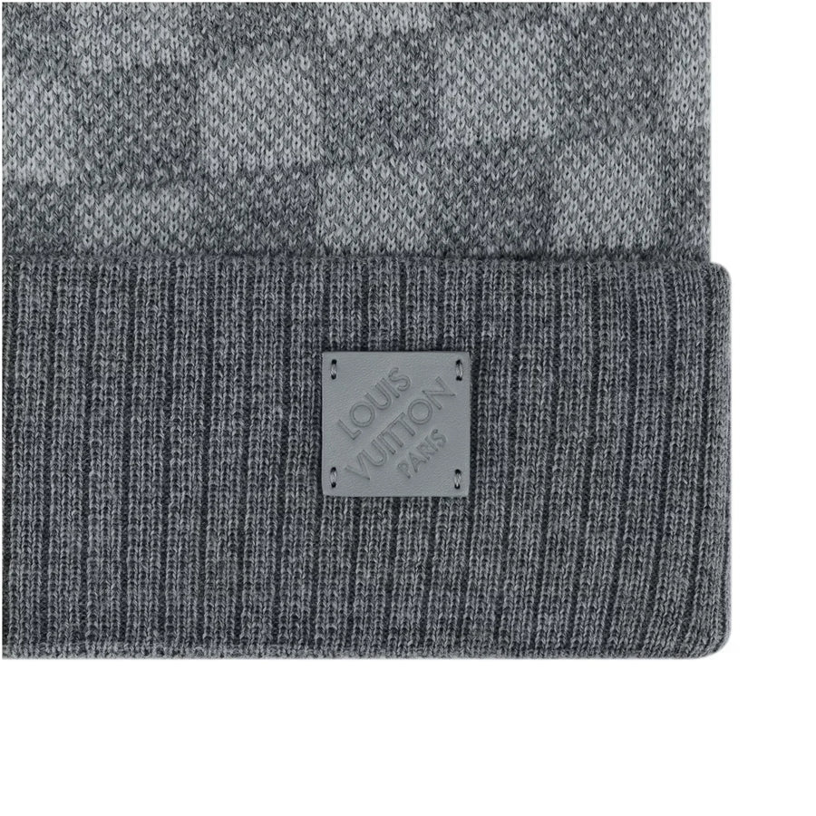 LV" Beanie Grau