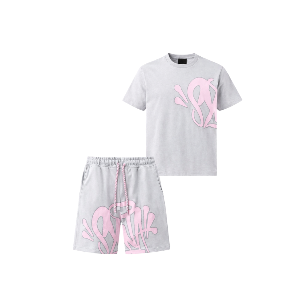 Blumenring Sweatshorts Grau